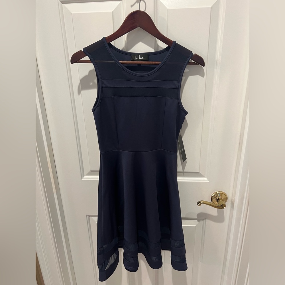 Lulus size XS navy dress